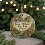 Judge C R Magney State Park Minnesota Watercolor Ceramic Ornament, North Shore Scenic Souvenir, Outdoor Nature Travel Gift — photo 7
