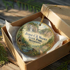 Judge C R Magney State Park Minnesota Watercolor Ceramic Ornament, North Shore Scenic Souvenir, Outdoor Nature Travel Gift — photo 8