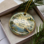 Lake Le-Aqua-Na State Recreation Area Illinois Ceramic Ornament, Watercolor Illinois State Park Keepsake Gift — photo 2