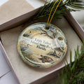 Little Talbot Island State Park Florida Watercolor Ceramic Ornament, Jacksonville FL Coastal Beach Souvenir Gift, Travel Keepsake Decor — photo 1