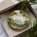 Maplewood State Park Minnesota Ceramic Ornament, Watercolor Maplewood State Park Keepsake, Minnesota Park Souvenir Ornament — photo 1