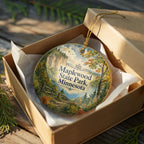 Maplewood State Park Minnesota Ceramic Ornament, Watercolor Maplewood State Park Keepsake, Minnesota Park Souvenir Ornament — photo 8