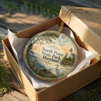 North Point State Park Maryland Ceramic Ornament, Watercolor Park Landscape Souvenir, Baltimore County Nature Gift — photo 8