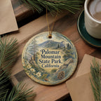 Palomar Mountain State Park California Watercolor Ceramic Ornament, Palomar Mountain Souvenir, Nature Travel Keepsake Gift — photo 5