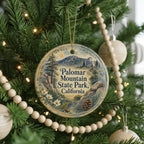 Palomar Mountain State Park California Watercolor Ceramic Ornament, Palomar Mountain Souvenir, Nature Travel Keepsake Gift — photo 6