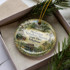 Watercolor Plantation Agriculture Museum State Park Arkansas Ceramic Ornament, Arkansas State Park Souvenir Keepsake Gift — photo 2
