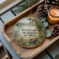 Randolph County State Recreation Area Illinois Watercolor Ceramic Ornament, Outdoor Nature Park Souvenir Keepsake Gift — photo 1