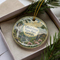 Tallulah Gorge State Park Georgia Ceramic Ornament, Watercolor Tallulah Falls Gorge Souvenir Travel Keepsake Gift — photo 1