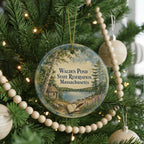 Walden Pond State Reservation Massachusetts Watercolor Ceramic Ornament, Concord MA Nature Landmark Souvenir Gift — photo 6