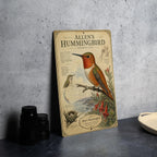 Allen’s Hummingbird Metal Sign, Audubon-Inspired Bird Illustration, Natural History Specimen Plate Wall Decor Gift for Birders — photo 4
