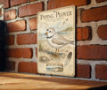 Piping Plover Metal Sign, Audubon-Inspired Ornithology Plate with Scientific Name, Range Map, Habitat Notes, Bird Lover Decor — photo 1