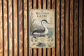 Western Grebe Metal Sign, Audubon-Inspired Ornithology Plate, Scientific Bird Illustration with Range Map, Habitat Notes — photo 1