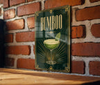 Bumboo Cocktail Metal Sign, Vintage 1920s Art Deco Cocktail Poster Bar Decor, Speakeasy Lounge Wall Sign — photo 2