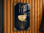 Gin Flip Cocktail Metal Sign, Vintage 1920s Art Deco Bar Decor, Classic Gin Flip Drink Poster Sign for Home Bar & Kitchen — photo 6