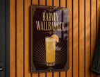 Harvey Wallbanger Metal Sign, Vintage Art Deco Cocktail Poster Bar Decor, Classic Mixed Drink Wall Plaque, Home Bar Signage — photo 4