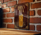 Horse’s Neck Cocktail Metal Sign, Vintage 1920s Art Deco Bar Poster Wall Decor, Classic Whiskey Highball Drink Sign — photo 4