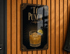 Ti Punch Metal Sign, Vintage Art Deco Cocktail Poster Wall Decor, Caribbean Rum Lime Sugar Drink Bar Sign, Home Bar Kitchen Gift — photo 2