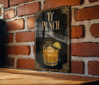 Ti Punch Metal Sign, Vintage Art Deco Cocktail Poster Wall Decor, Caribbean Rum Lime Sugar Drink Bar Sign, Home Bar Kitchen Gift — photo 3