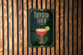 Trinidad Sour Cocktail Metal Sign, Vintage 1920s Art Deco Cocktail Poster Bar Decor, Home Bar Wall Sign, Mixology Gift — photo 1