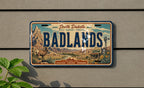 Badlands National Park Metal License Plate Sign, Travel Poster Style Souvenir Decor, South Dakota Road Trip Gift — photo 1