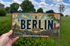 Berlin Germany Metal License Plate Sign, Berlin Travel Poster Style License Plate Wall Decor, Berlin Souvenir Gift — photo 2