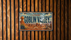 Goblin Valley Utah Metal License Plate Sign Travel Poster Souvenir Decor Desert Rock Hoodoos Scenic Landmark Gift — photo 1