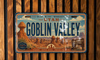 Goblin Valley Utah Metal License Plate Sign Travel Poster Souvenir Decor Desert Rock Hoodoos Scenic Landmark Gift — photo 4