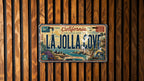 La Jolla Cove Metal License Plate Sign, California Coastal Travel Poster Souvenir, San Diego Beach Ocean Cove Decor — photo 3