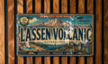 Lassen Volcanic National Park Metal License Plate Sign Travel Poster Souvenir Car Tag Wall Decor Gift — photo 1