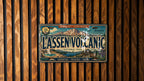 Lassen Volcanic National Park Metal License Plate Sign Travel Poster Souvenir Car Tag Wall Decor Gift — photo 4
