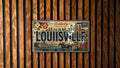 Louisville Kentucky Metal License Plate Sign, Louisville Travel Poster Style Souvenir Car Tag Wall Decor — photo 1