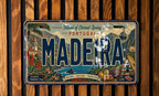 Madeira Portugal Metal License Plate Sign, Madeira Island Travel Poster License Plate Wall Decor Souvenir Gift — photo 3