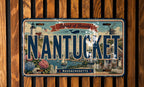 Nantucket Metal License Plate Sign, Nantucket Island Travel Poster Souvenir Decor, Massachusetts Coastal Beach Town Gift — photo 4