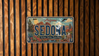 Sedona Arizona Metal License Plate Sign, Travel Poster Style Souvenir Decor, Red Rock Scenic Desert Landmark Gift — photo 4