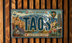 Taos New Mexico Metal License Plate Sign, Taos Travel Poster License Plate Wall Decor, Southwest Taos Souvenir Sign — photo 2