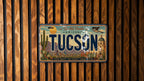 Tucson Arizona Metal License Plate Sign, Tucson Travel Poster Style License Plate Wall Decor, Southwest Desert City Souvenir Gift — photo 3