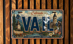 Vail Colorado Metal License Plate Sign, Vail Travel Poster Style Souvenir Decor, Mountain Ski Town Gift — photo 2