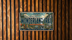 Wonderland Trail Metal License Plate Sign Travel Poster Style Mount Rainier Hiking Trail Souvenir Decor — photo 3
