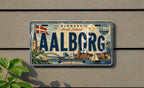 Aalborg Denmark Retro Style License Plate Sign Souvenir Auto Tag Wall Decor Gift — photo 4