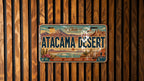 Atacama Desert Retro Style License Plate, Chile Desert Landscape Souvenir Tag, Atacama Region Travel Gift, Desert Road Trip Decor — photo 4