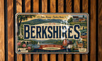 Retro Berkshires License Plate, Massachusetts Berkshires Souvenir Car Tag, Berkshires Region Travel Plate, New England Gift — photo 1
