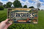 Retro Berkshires License Plate, Massachusetts Berkshires Souvenir Car Tag, Berkshires Region Travel Plate, New England Gift — photo 3