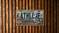 Athlone Retro Style License Plate, Ireland County Westmeath Souvenir Auto Tag, Irish Town Travel Gift Car Plate — photo 1