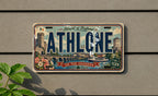 Athlone Retro Style License Plate, Ireland County Westmeath Souvenir Auto Tag, Irish Town Travel Gift Car Plate — photo 4