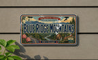 Blue Ridge Mountains Retro Style License Plate, Scenic Mountain Range Souvenir Car Tag, Blue Ridge Parkway Travel Gift — photo 3