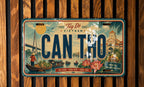 Retro Can Tho Vietnam License Plate Souvenir Tag, Can Tho City Travel Keepsake Auto Plate Decor — photo 1