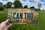 Retro Can Tho Vietnam License Plate Souvenir Tag, Can Tho City Travel Keepsake Auto Plate Decor — photo 4