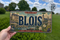 Retro Blois France License Plate Sign Souvenir Car Tag Home Garage Wall Decor Gift — photo 1