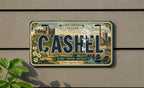 Cashel Retro Style License Plate, Cashel Ireland Souvenir Car Tag, Irish Town Travel Gift, Personalized Name Plate — photo 2