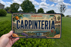 Carpinteria Retro Style License Plate, California Beach Town Souvenir Auto Tag, Coastal Travel Gift Car Plate — photo 3